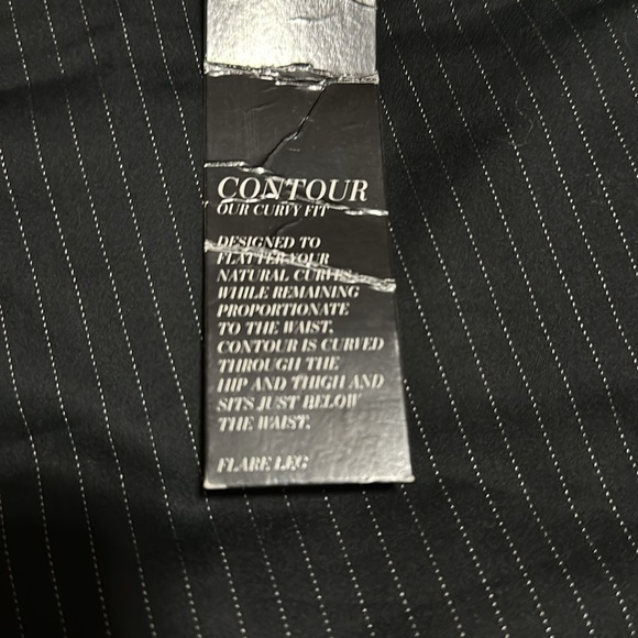 WHITE HOUSE BLACK MARKET Contour Curvy Fit Flare Leg Trouser Size 4 Black - Picture 5 of 9